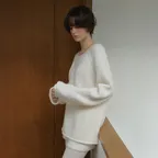 [4th] Bonheur raglan knit (ivory)