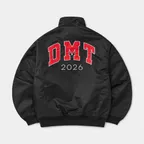 [CHAMPION x DIMITO] DMT VARSITY BOMBER JACKET BLACK