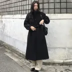[곰송이Pick]Lebron High Neck Coat_2colors