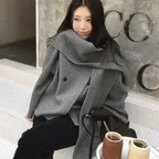[곰송이Pick]Ale Short Coat_2colors