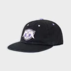 [Safarispot X Dumbpatches] Shield Hand-Painted Cap (Vintage Black)