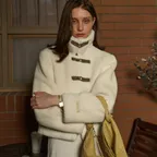 Aube Fur Jacket-Ivory