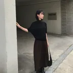 TS020 Volume Boat-Neck Tee (Black)