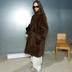 Maison Reversible Mustang - Brownie Brown