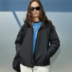Reversible Light Duck Down Jumper - Black