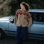 Nordic Sherpa Fleece Jacket (Beige)
