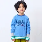 로고 자수 긴팔티셔츠 블루 MK2603LT09BL
