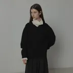 [29CM 단독] CASHMERE-BLEND V-NECK PULLOVER [BLACK]