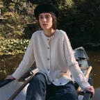 Nell Cable Cardigan(Ivory)