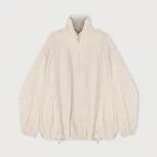 OVERSIZED HALF ZIP-UP (IVORY)