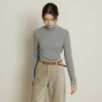 turtleneck jersey t-shirt (6color)