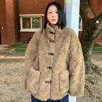[박소령PICK] 리버서블 신세틱 퍼 자켓_베이지 91F6461782