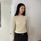 CORE L/S T-SHIRT (CREAM)