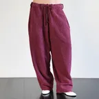 Boucle Wide Pants _Purple