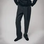 Duni Wool Slacks (Charcoal)
