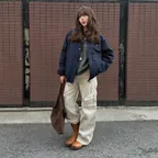 [해삐 PICK] Dyed Relaxed-Fit Cargo Pants (Stone cream)