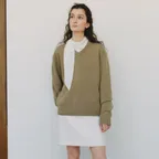 [천송이 착용] LUS WOOL POCKET MINI SKIRT_2COLOR