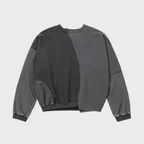 [KOIN] Pigment Triple Terry Sweatshirt [CHARCOAL]