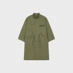 [KOIN] Washed Panel Field Coat [KHAKI]