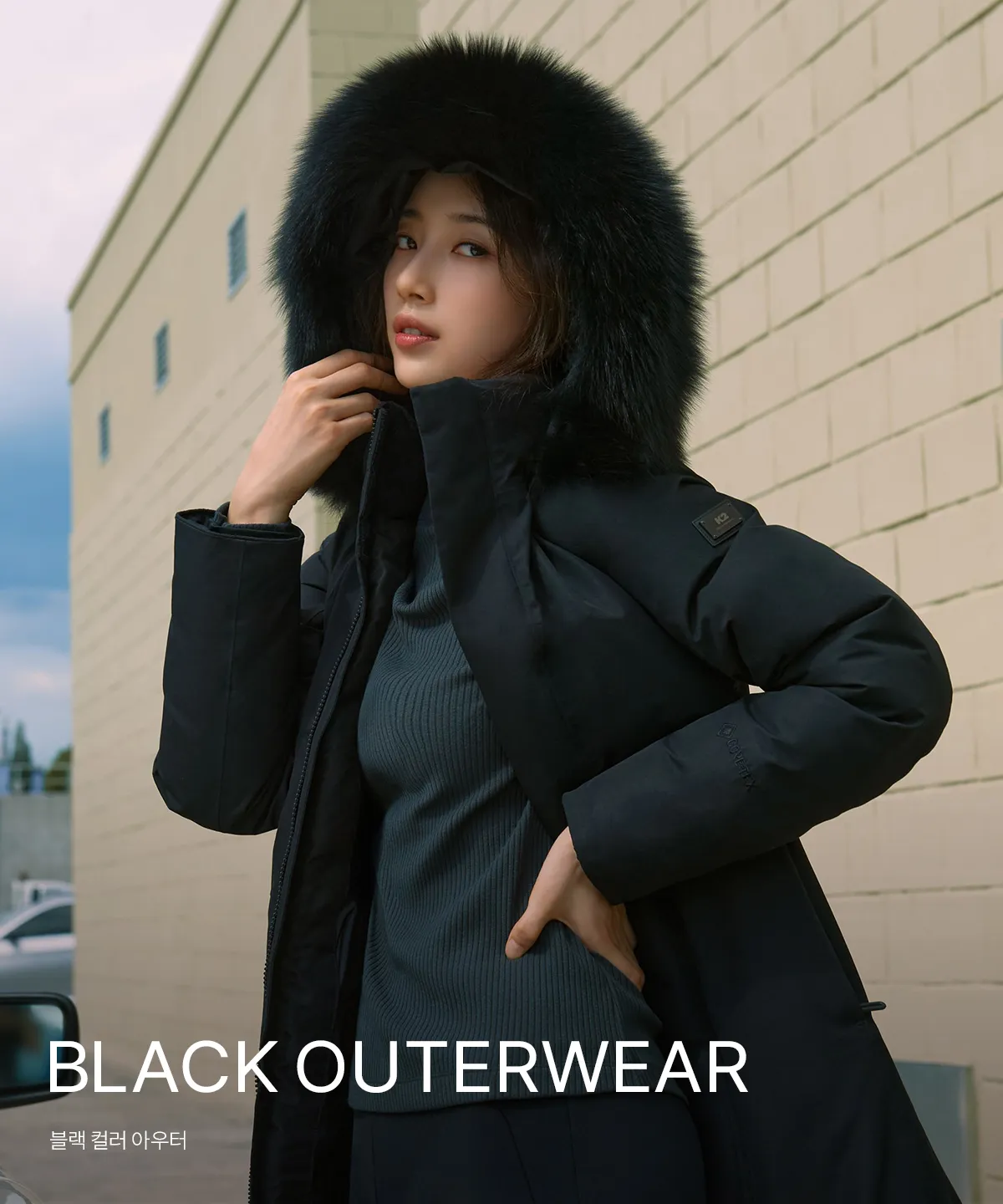 BLACK OUTERWEAR