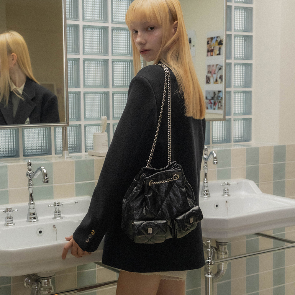 ●PARFUM DE LAUBE●SAC ECLAIR バッグ 本革 韓国人気 파퓸드로브(PARFUM DE LAUBE) - 감도 깊은 취향 셀렉트샵 29CM