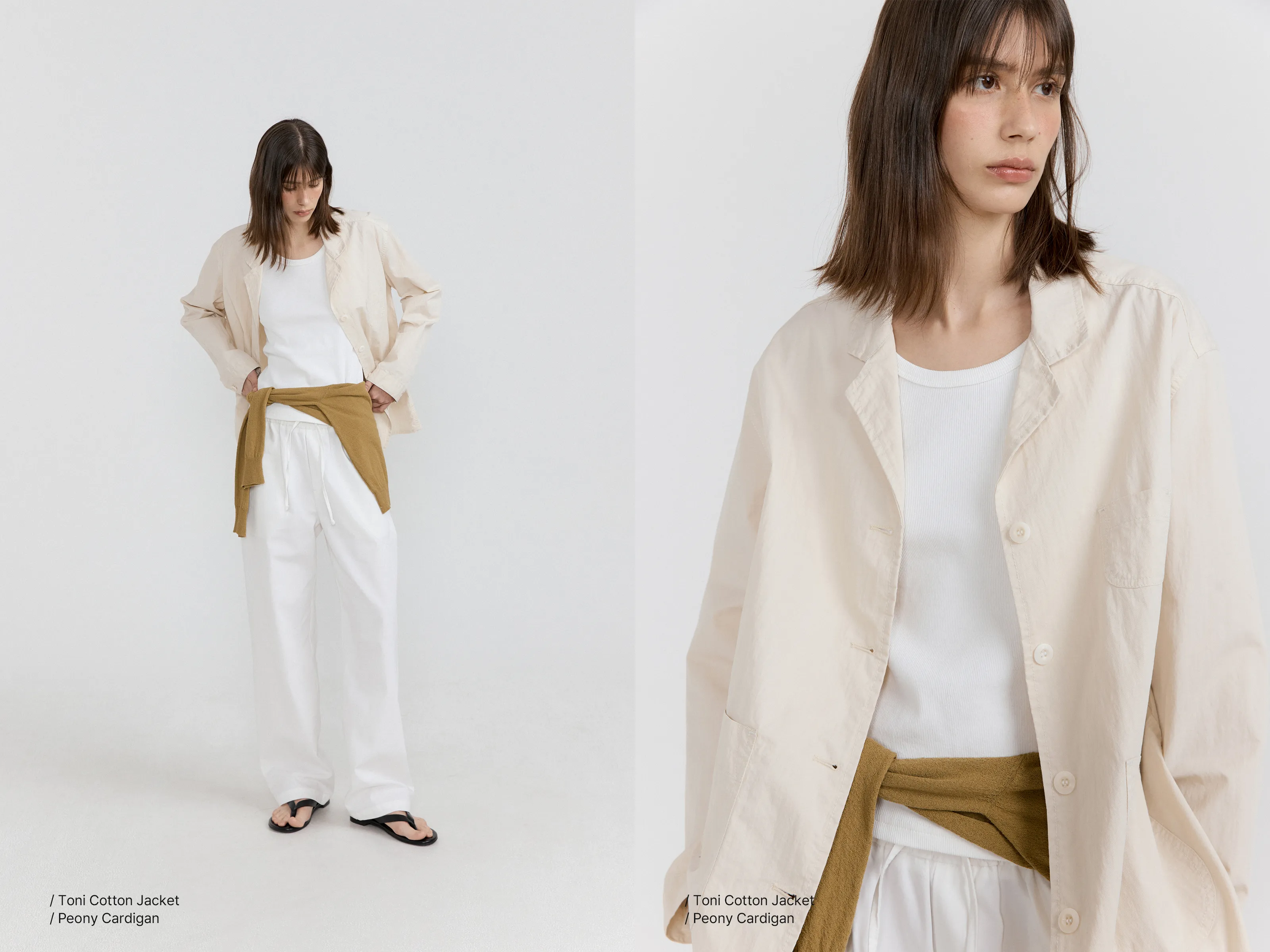 Peony Cardigan (Olive)