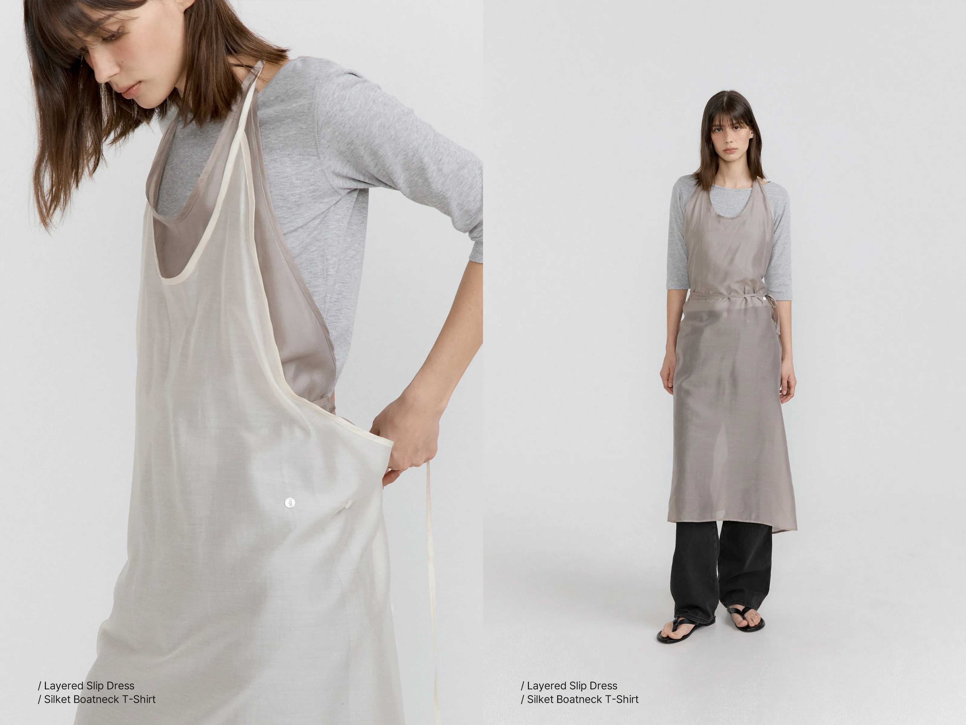 Silket Boatneck T-Shirt (4color)