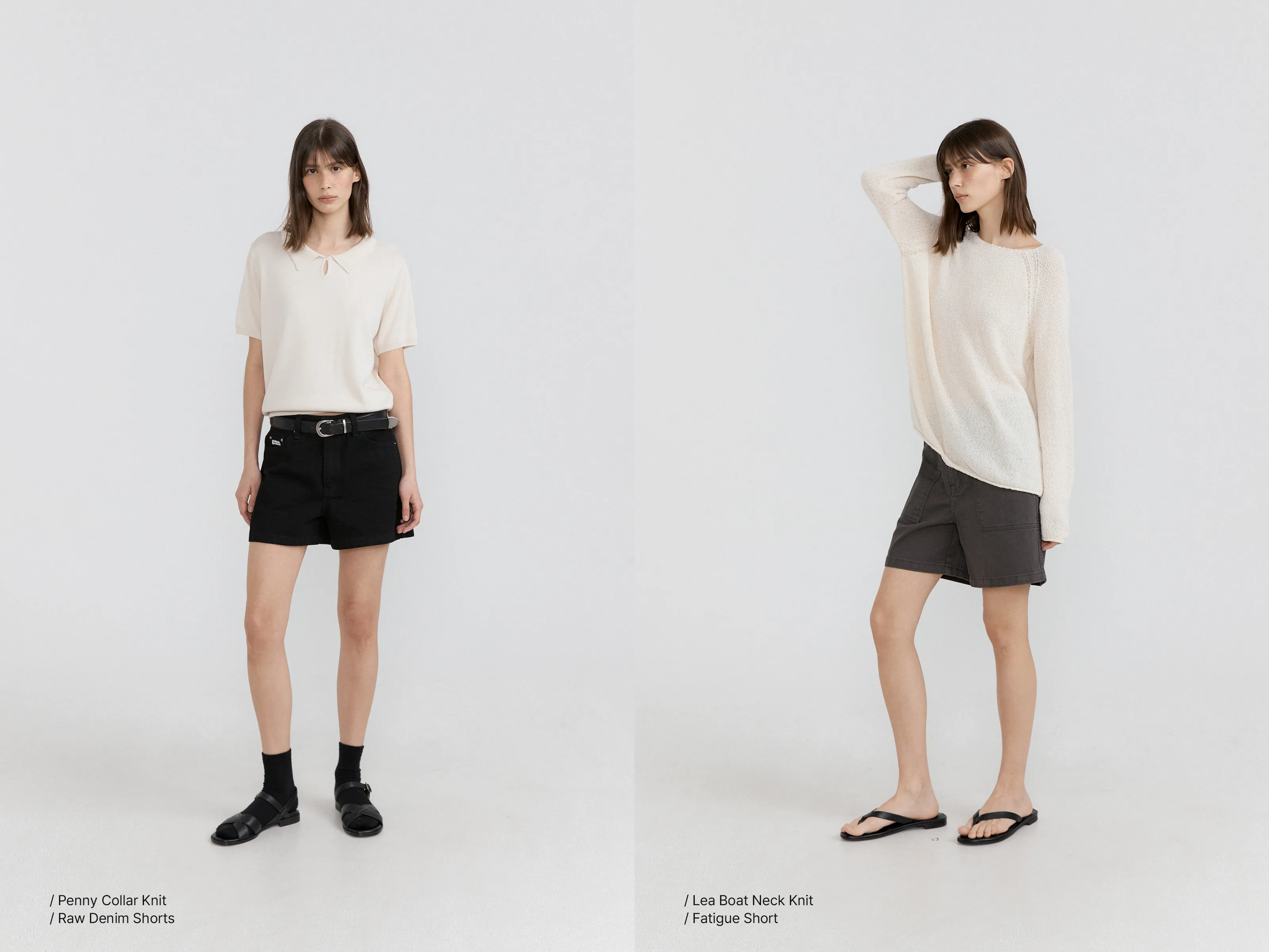 Lea Boat Neck Knit (Ivory)