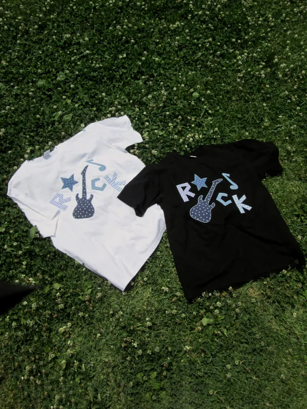 【mahagrid】25SS★ ROCK STAR APPLIQUE TEE ROCK STAR APPLIQUE TEE - mahagrid | 60% - Asian Fashion