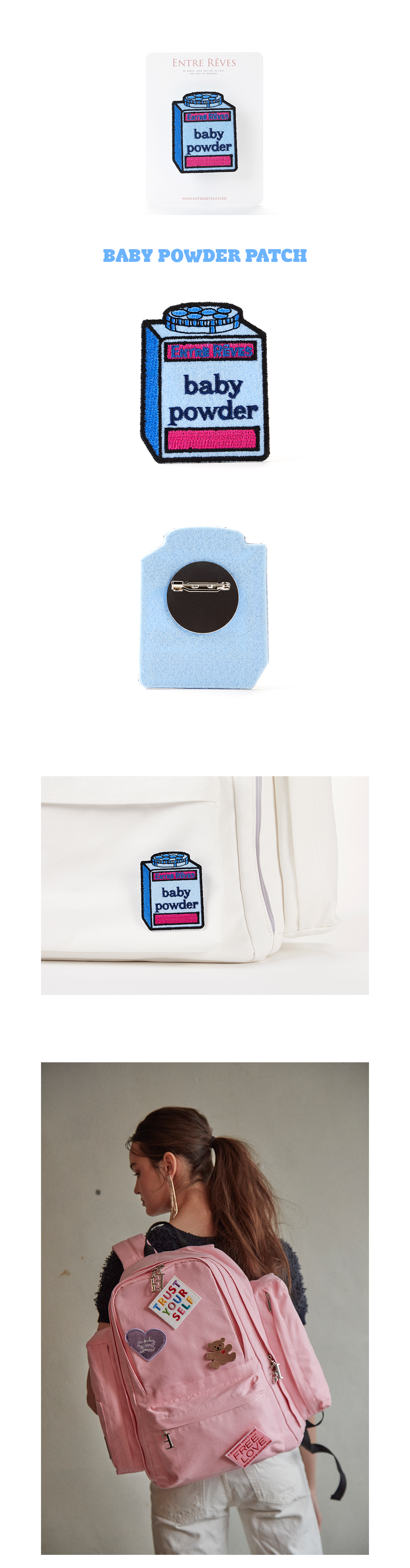 BABY POWDER PATCH 상세 이미지 2