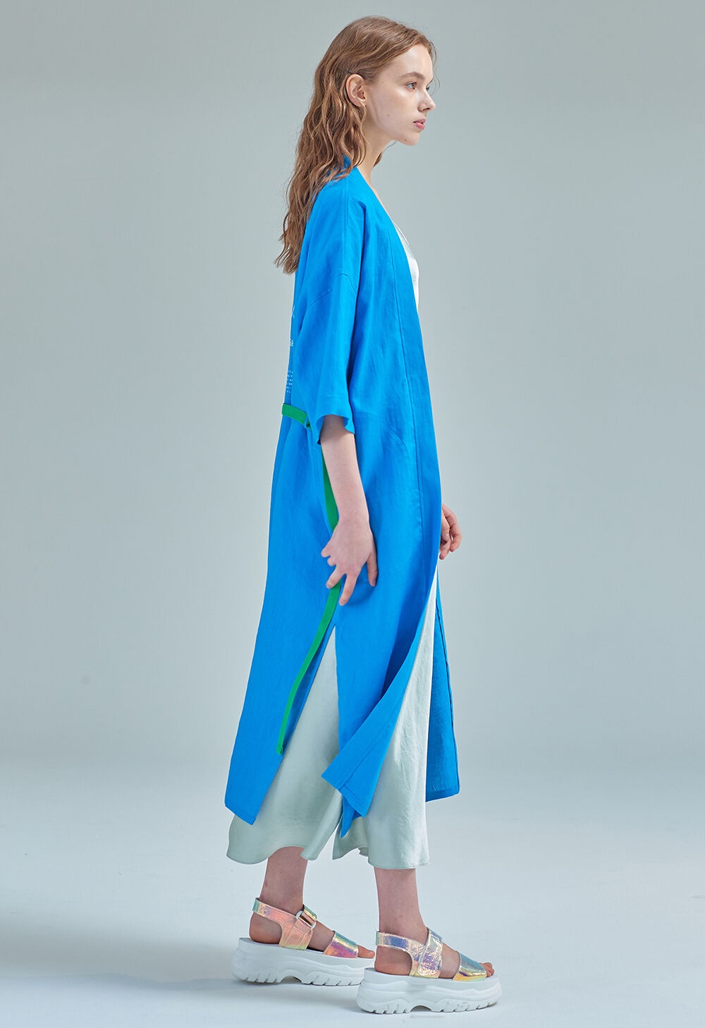 Serenity long robe[Very blue]