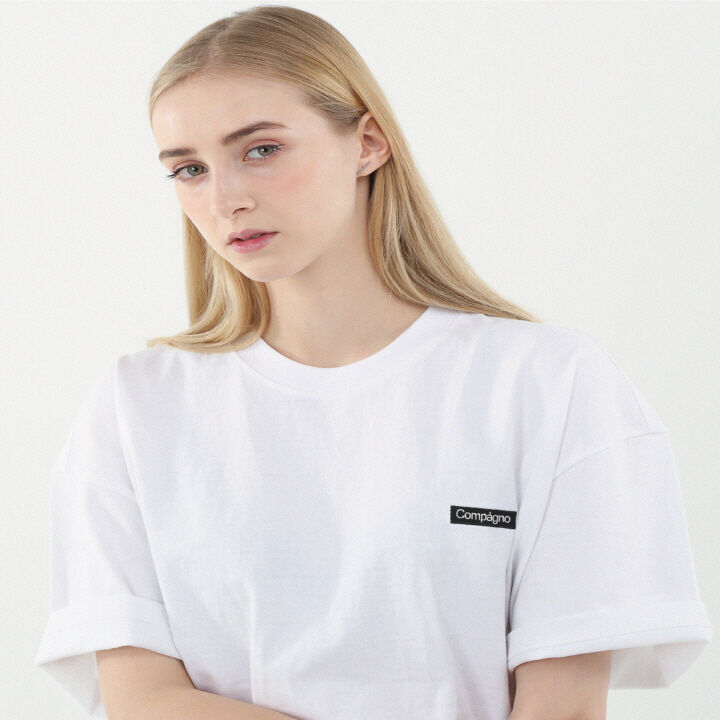 ◆MISEKI SEOUL◆ Miseki typography short sleeves WHITE MSK25 미세키서울 로고 숏슬리브