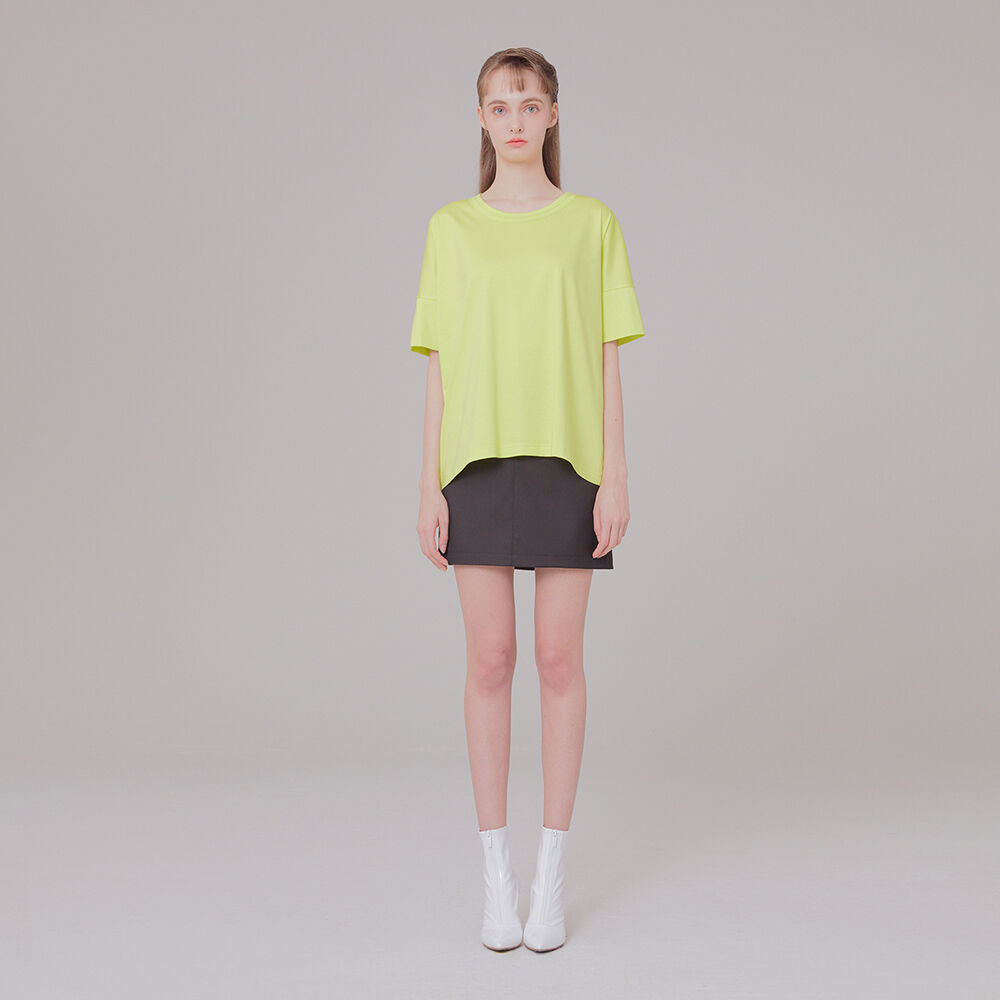 【MUDIDI】Detail T-shirt 002 MUDIDI] Detail T-shirt 002 lemon - 감도 깊은 취향 셀렉트샵 29CM