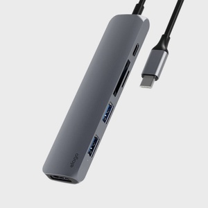 6IN1 HDMI USB-C타입 노트북 맥북허브(2타입)