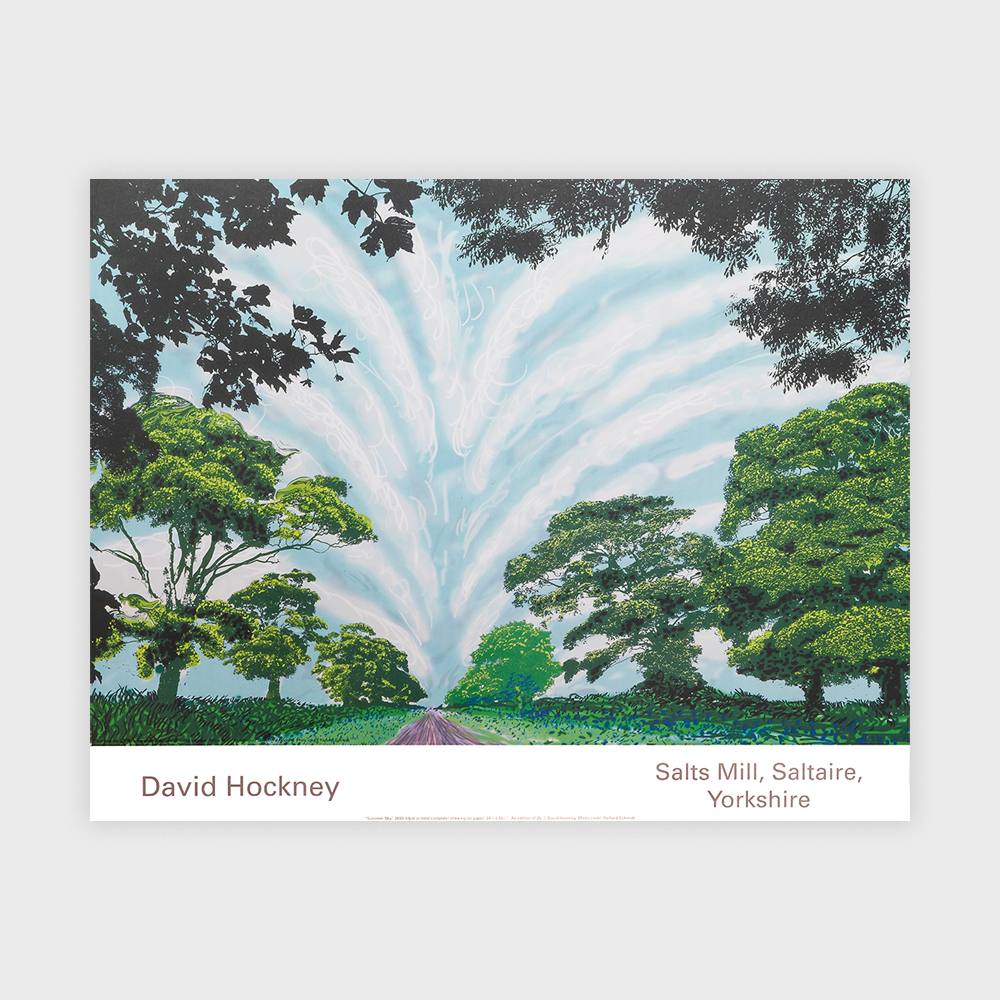 Summer Sky Poster / David Hockney
