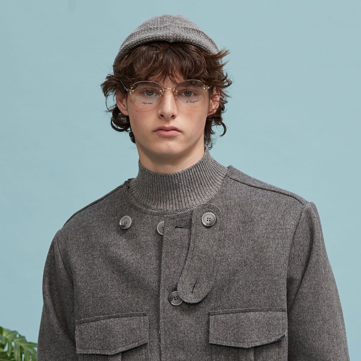 no collar half coat (gray) 감도 깊은 취향 셀렉트샵 29CM