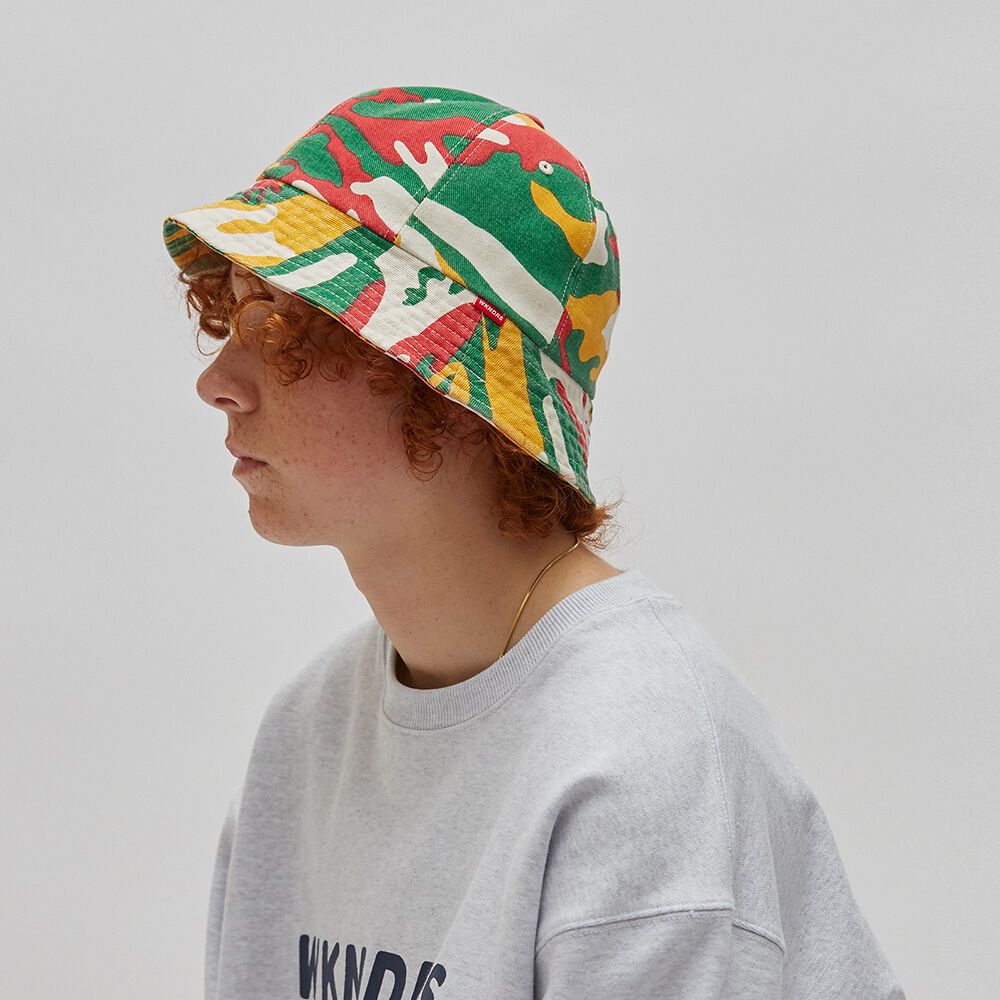 CAMO BUCKET HAT (RED) 감도 깊은 취향 셀렉트샵 29CM