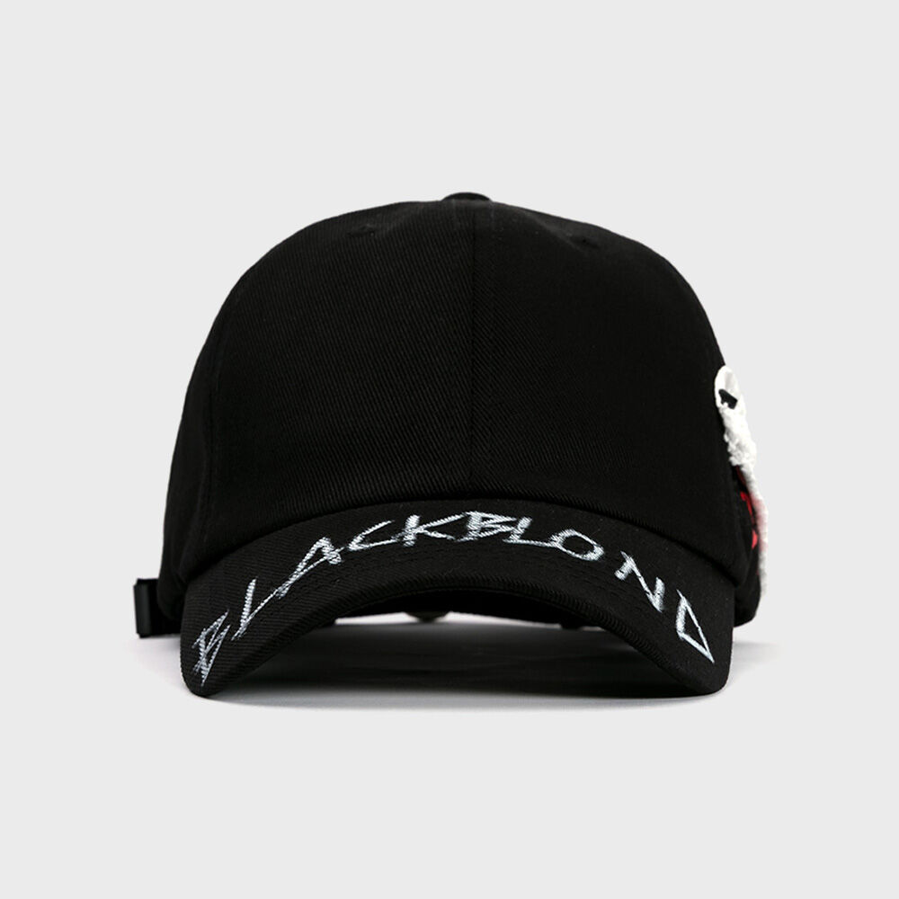 BLACKBLONDのBBD Side Patch Shadow Graffiti Logo Cap 全2色 BBD Side Patch Shadow Graffiti Logo Cap (White) - BLACKBLOND
