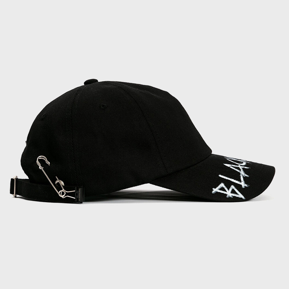 BLACKBLONDのBBD Side Patch Shadow Graffiti Logo Cap 全2色 BBD Slogan Side Logo Cap - BLACKBLOND | 60% - Asian Fashion