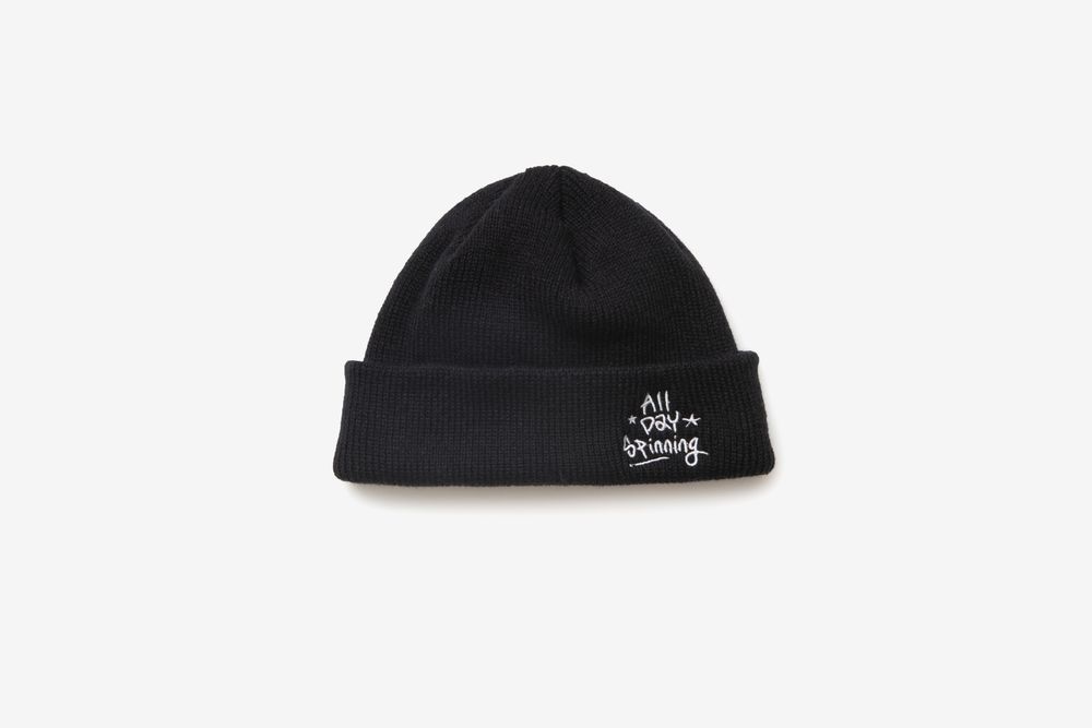 All Day Spinning Beanie - Black