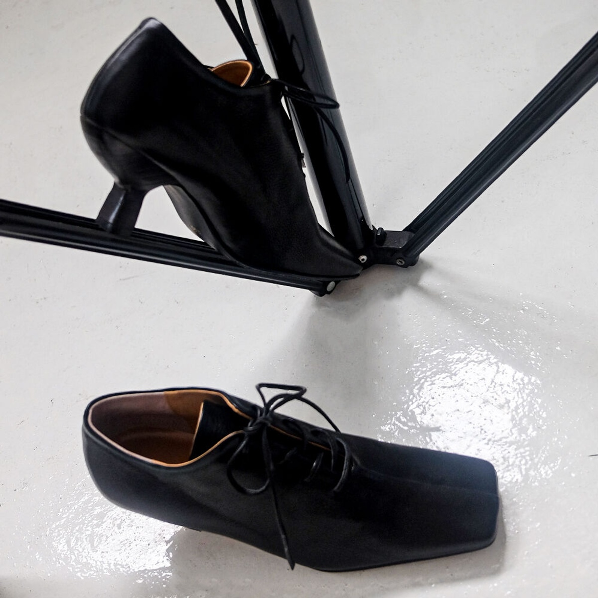 Unique Heel Lace Up Loafersbk 감도 깊은 취향 셀렉트샵 29cm 3685