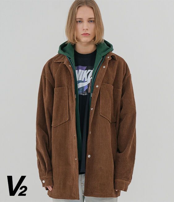 V2 Overfit corduroy hood trucker_brown - 감도 깊은 취향 셀렉트샵 29CM V2 Overfit corduroy hood trucker_brown - 감도 깊은 취향 셀렉트샵 29CM