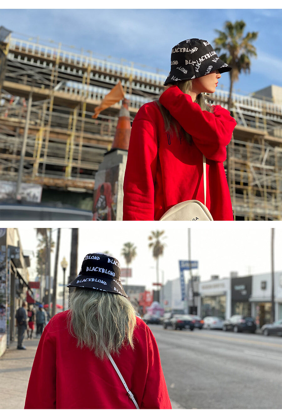 BLACKBLONDのBBD Graffiti Logo Reversible Plate Bucket Hat BLACKBLONDのBBD Graffiti Logo Reversible Plate Bucket Hat