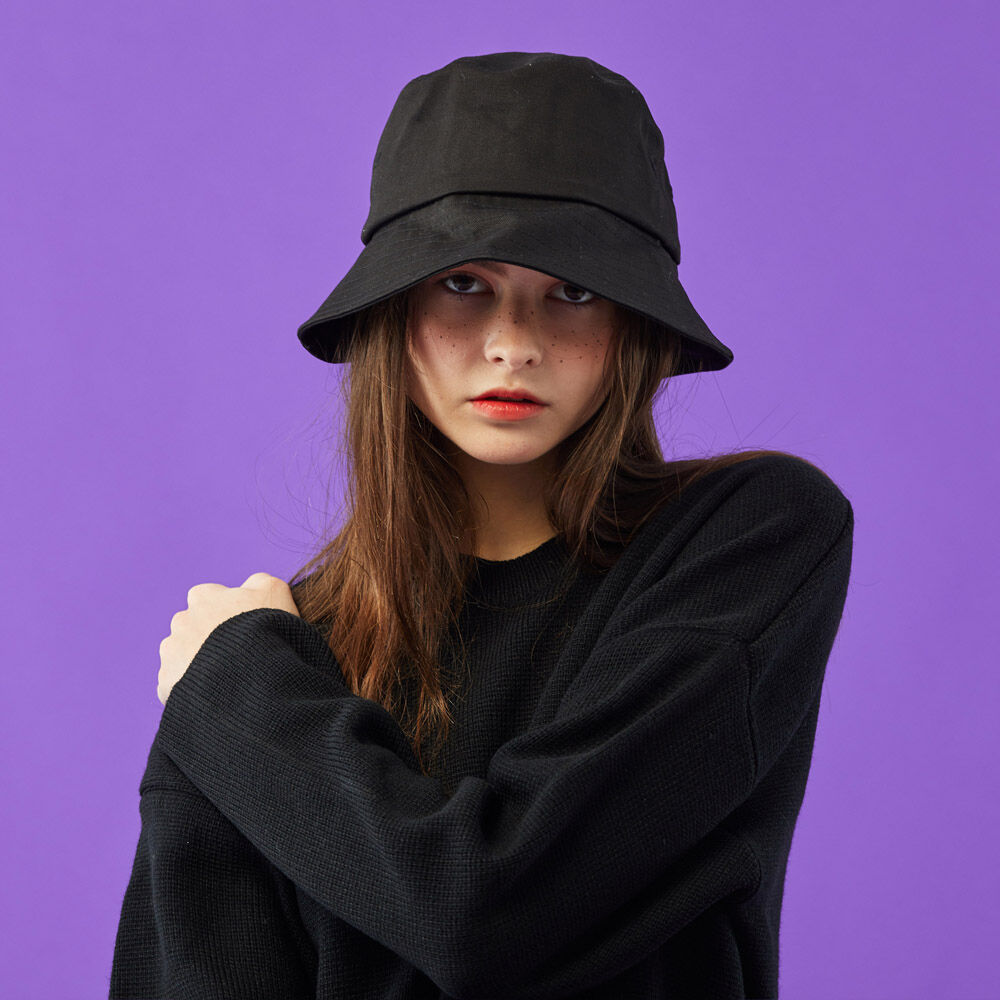 ハット somewherebutter fleece b logo bucket hat black BT23WAC007BL Fleece b logo bucket hat - black - 감도 깊은 취향 셀렉트샵 29CM