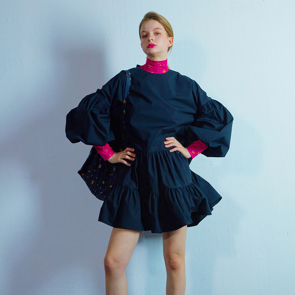【MUDIDI】Balloon detail dress 003 Balloon detail dress 003 Black - 감도 깊은 취향 셀렉트샵 29CM