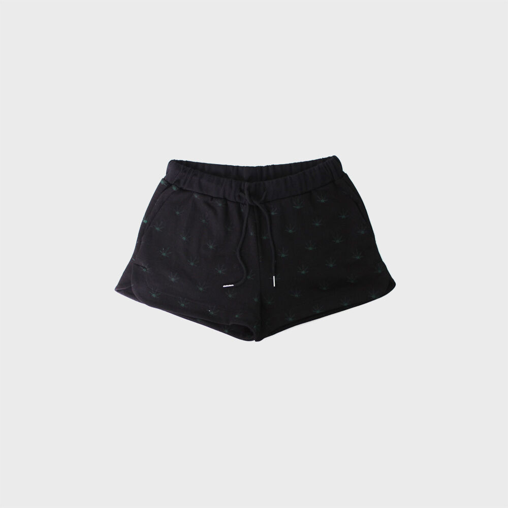 RIBBON FLOCKING MICRO SHORTS [GREY] - 감도 깊은 취향 셀렉트