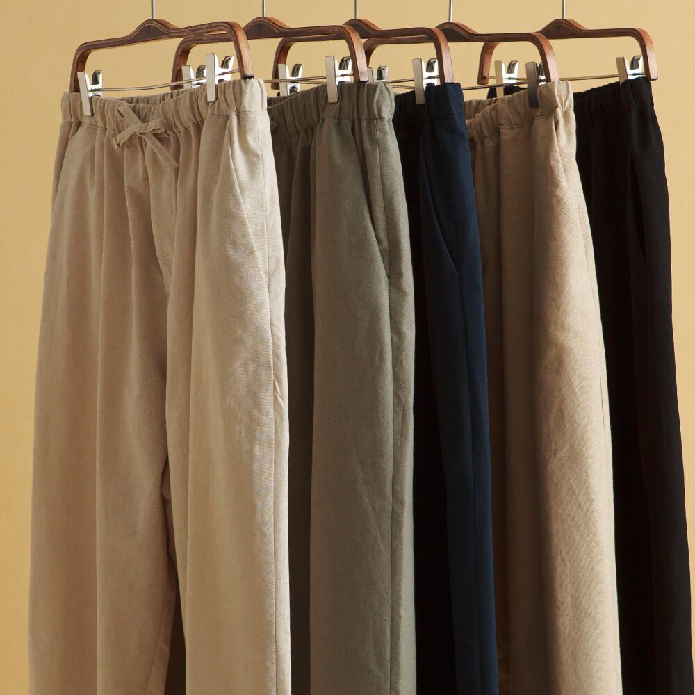 SIMULATE LINEN AMPLE PANTS