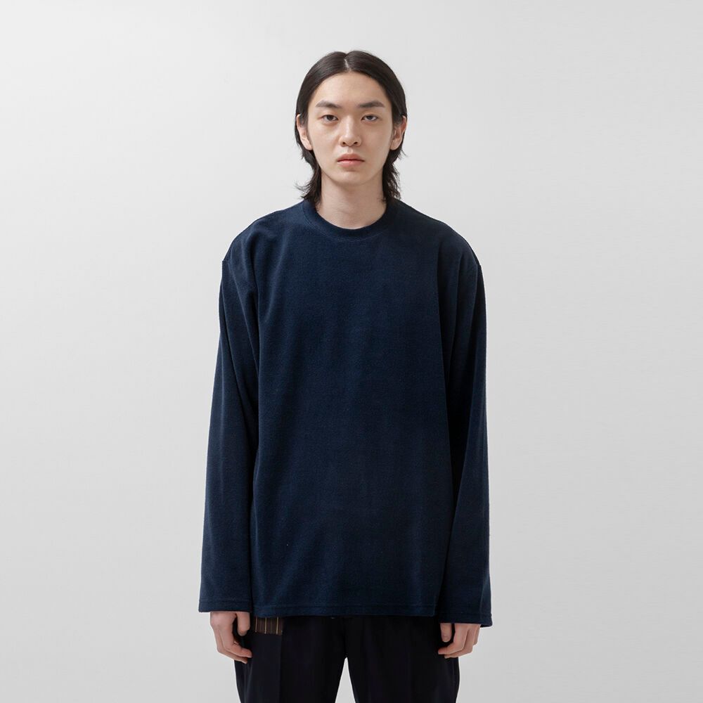 Terry Loop Micro Terry Loop T-Shirt (Navy) - 감도 깊은 취향 셀렉트샵 29CM