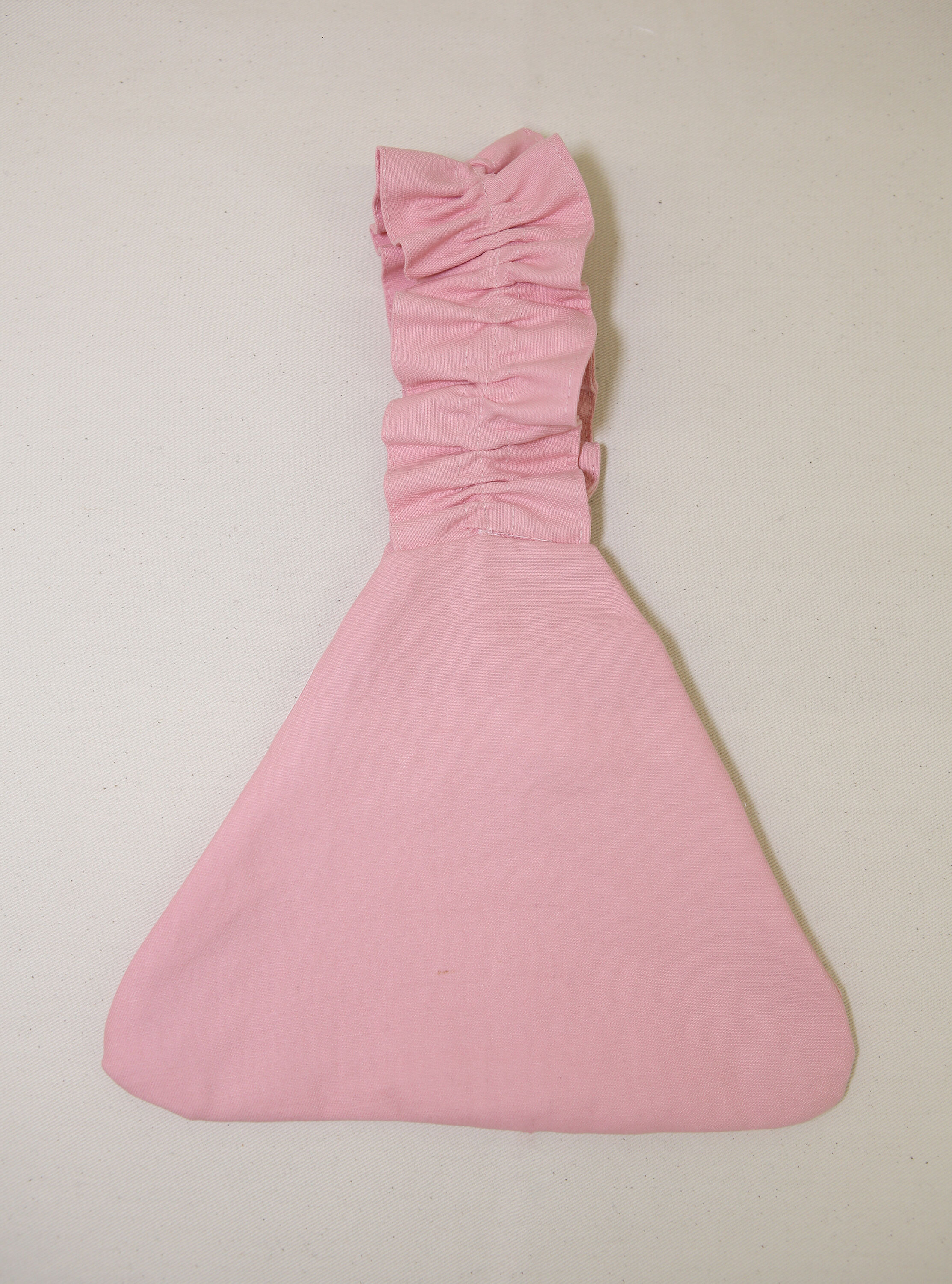 【SOFT SEOUL】 shirring SOFT TRIANGLE BAG : Pink SHIRRING SOFT TRIANGLE BAG_PINK - 소프트서울