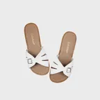 SALT-WATER SANDAL ADULT CLASSIC SLIDE WHITE